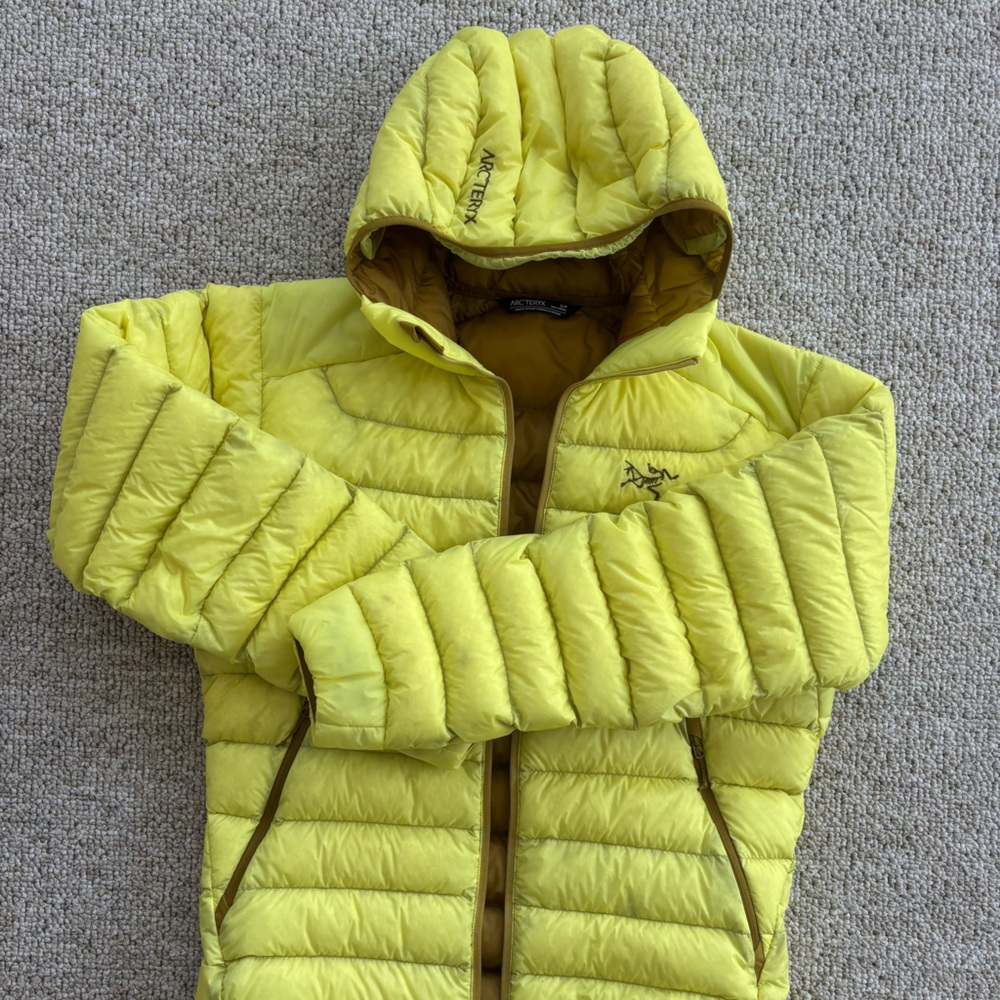 Arc'teryx Jacket Mens Small Cerium LT Hoody Full Zip Lightweight Down Fill